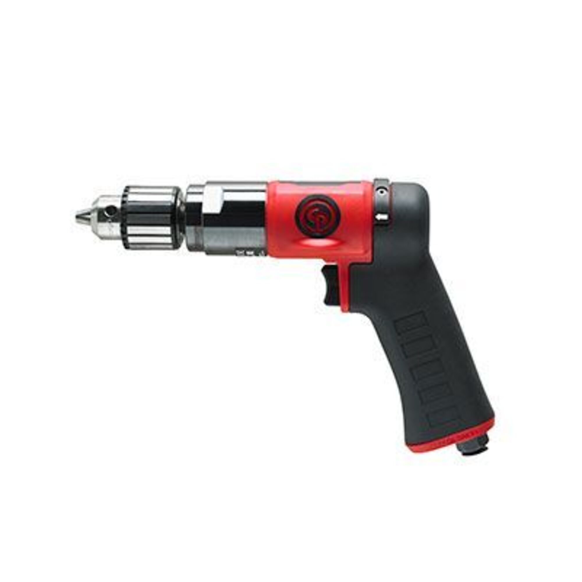 Chicago Pneumatic CP9790C - Air Drill, 3/8 in, Keyed, Reversible, 1/4 in NPT, 0.48 HP, Torque 4.1 ft.lb, 2,100 RPM